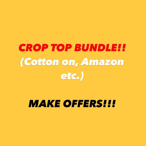 CROP TOP BUNDLE 🚨SEND OFFERS🚨 - Picture 1 of 12
